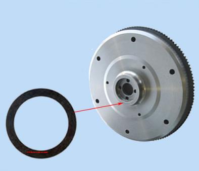 Flywheel shim, 0.24mm 