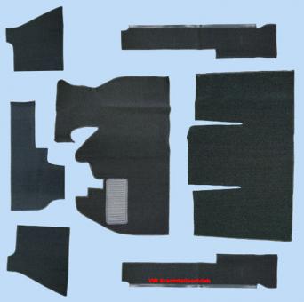 Carpet kit for Sedan,1302, black 70-72 