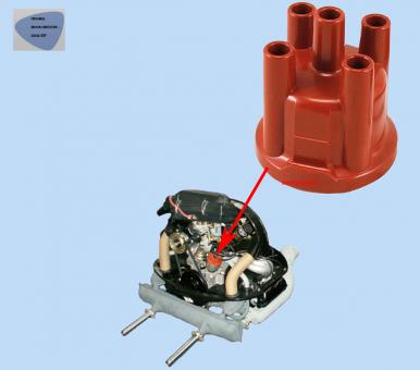 Distributor cap starting from 1968 