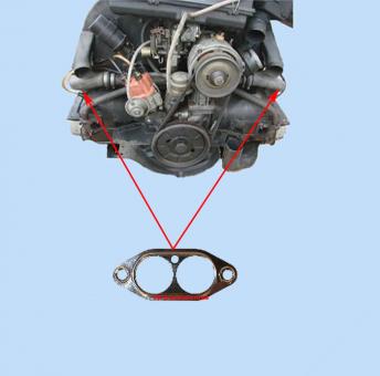 Seal, intake manifold -cylinder head 