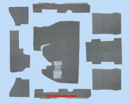 Carpet kit for Sedan, grey 72- 