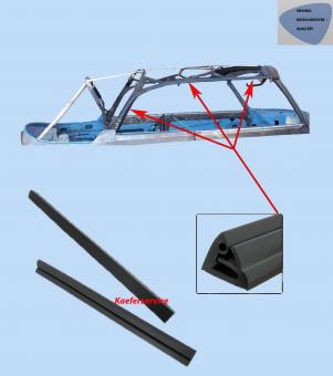 CONVERTIBLE TOP TO WINDOW FRAME SEALS 