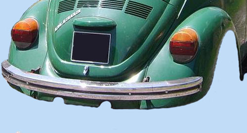 Bumper Euro Chrome rear 1974- 