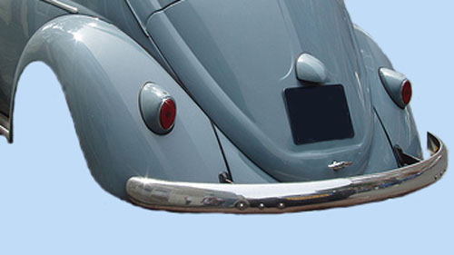 Bumper rear 1952-1967 Stainless Steel 