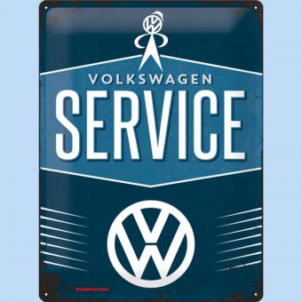 Blechschild 30x40cm VW Service 