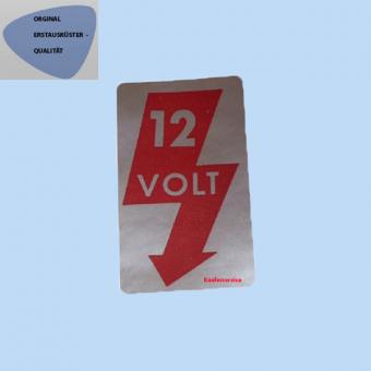 Sticker 12 Volt 
